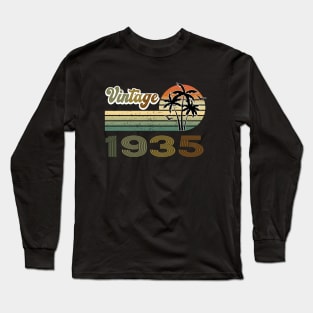 Retro - Vintage since 1935 Long Sleeve T-Shirt